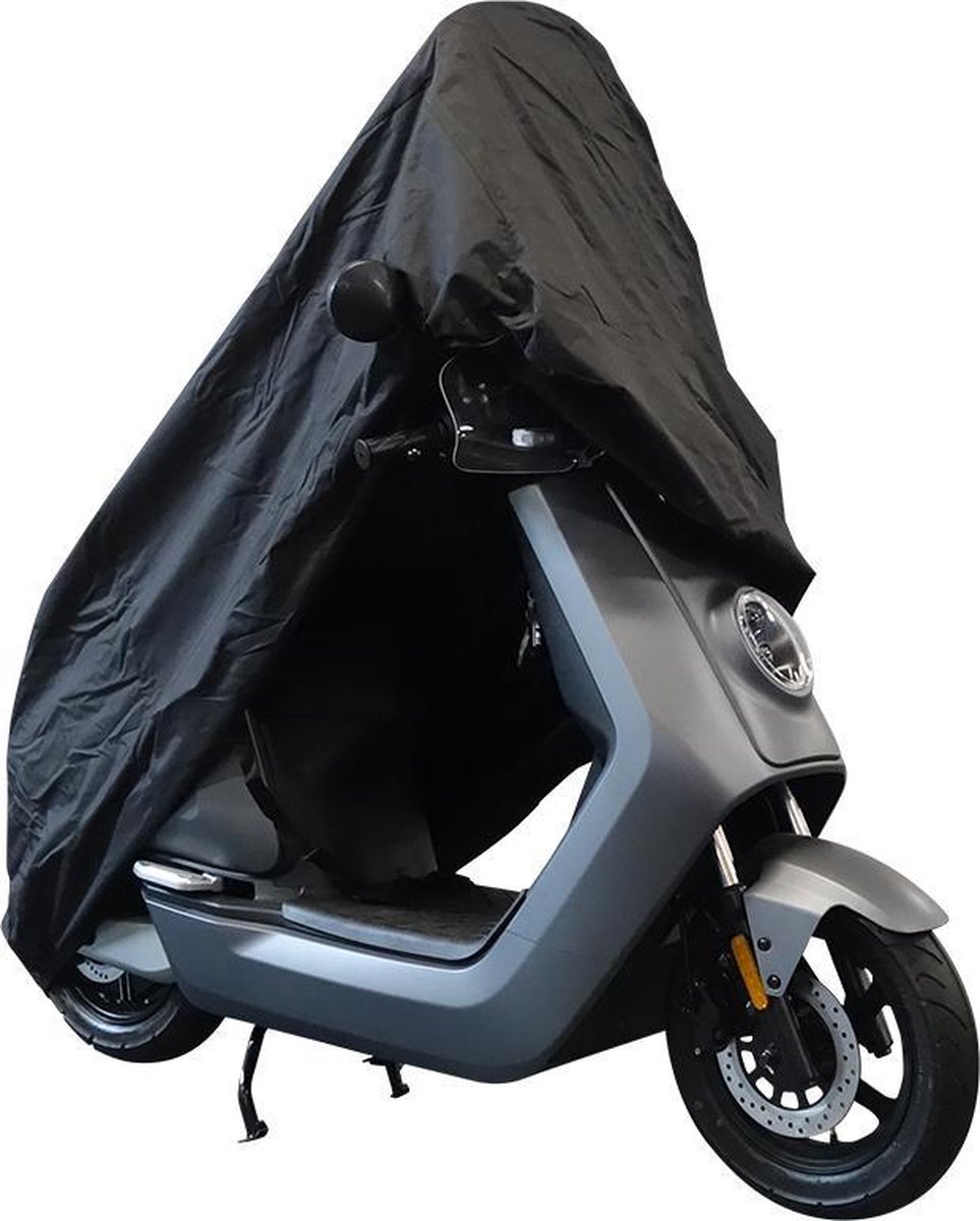 Scooterhoes Ds Covers Cup Met Windscherm Medium - Zwart