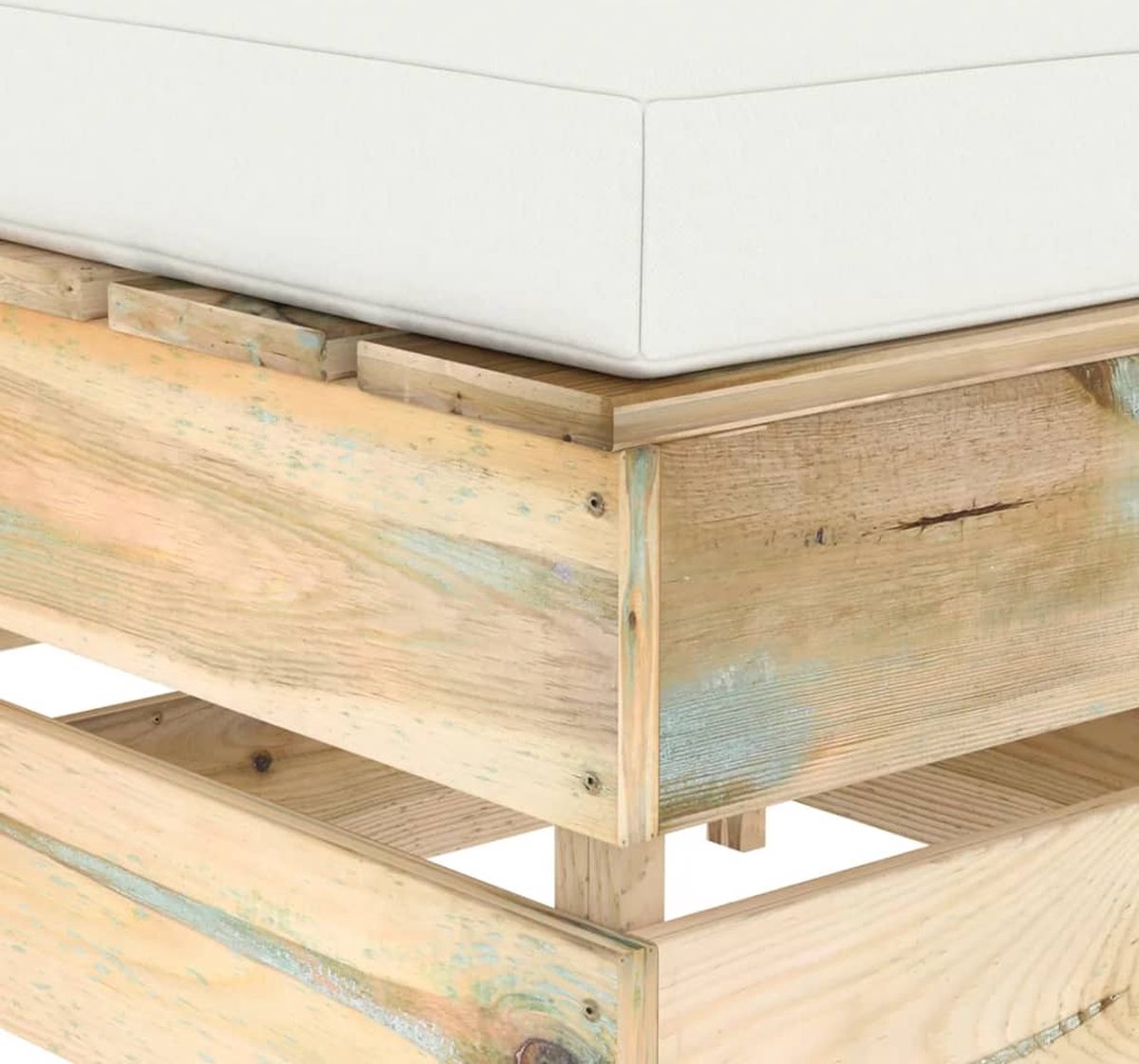 Vidaxl 6-delige Loungeset Met Kussens Geïmpregneerd Hout - Groen
