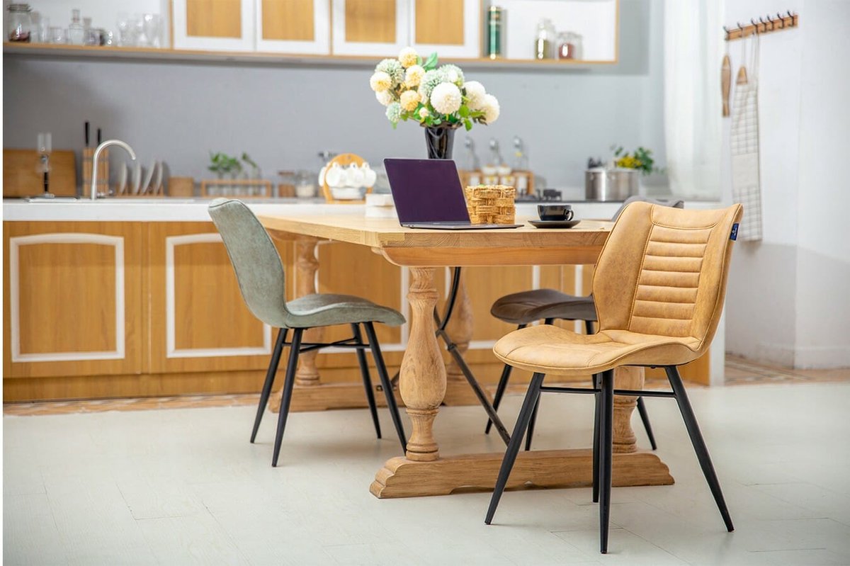 Feel Home - Eetkamerstoel - Modena - Cognac - Bruin