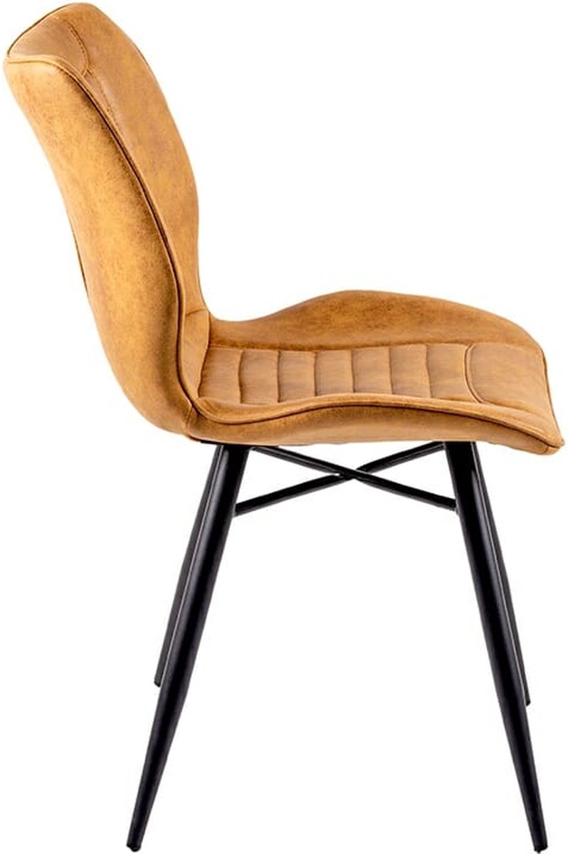 Feel Home - Eetkamerstoel - Modena - Cognac - Bruin