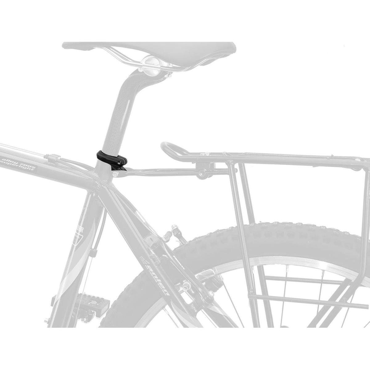 M-wave Zadelpenklem Met Bagagedrager Fixation 31,8 Mm - Zwart