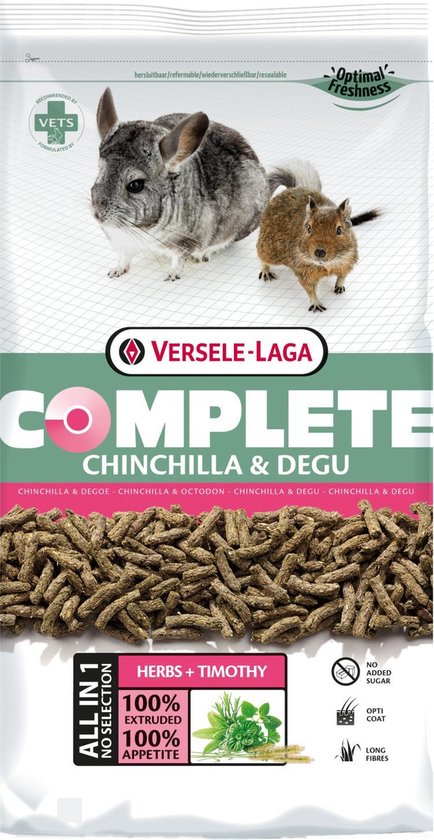 Versele-Laga Chinchilla & Degu - Chinchillavoer - 1.75 kg