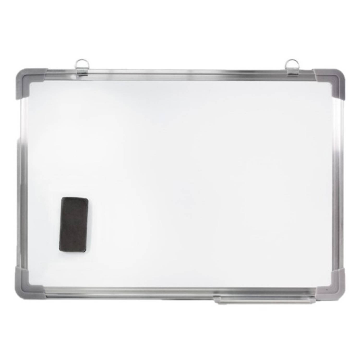 Magnetisch Whiteboard Met Pennengoot En Wisser 80 X 60 Cm - Whiteboards