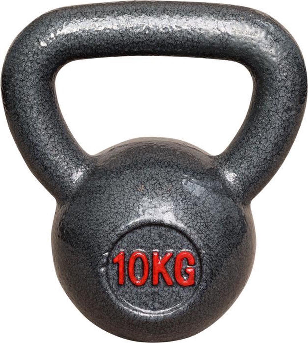 IVOL Kettlebell Gietijzer - 10 Kg - Grijs