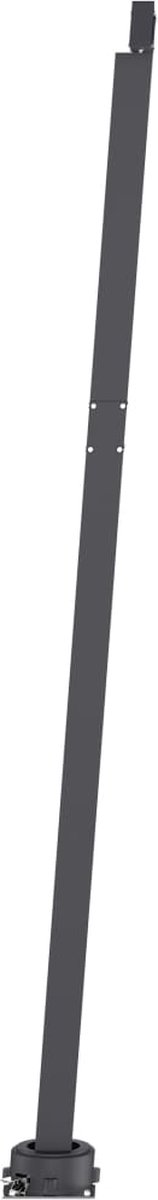 Vidaxl Luifel Handmatig Uittrekbaar Met Led 500x300 Cm Antracietkleur