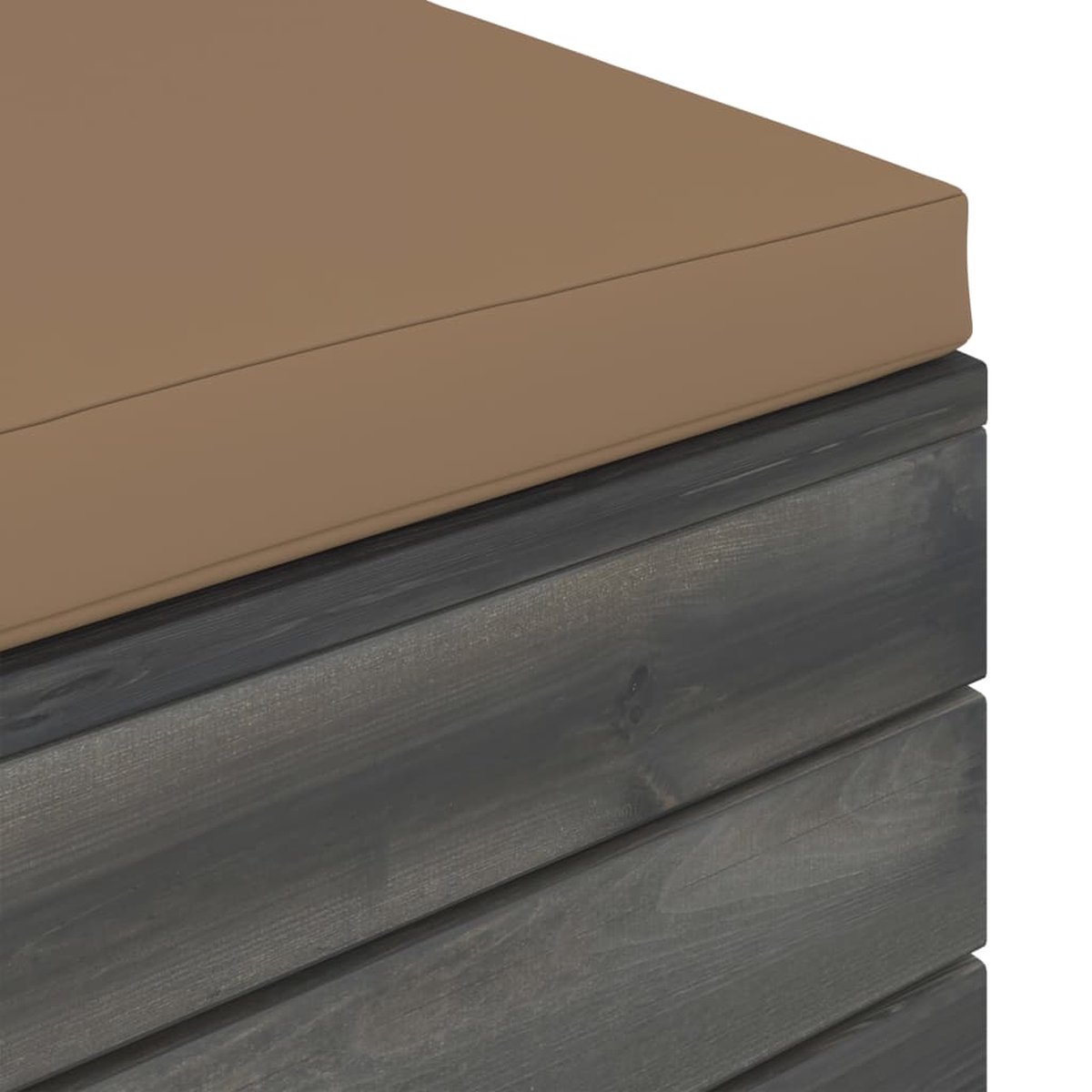Vidaxl 11-delige Loungeset Pallet Met Kussens Massief Grenenhout - Bruin