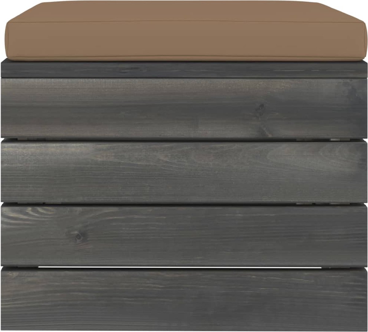 Vidaxl 11-delige Loungeset Pallet Met Kussens Massief Grenenhout - Bruin