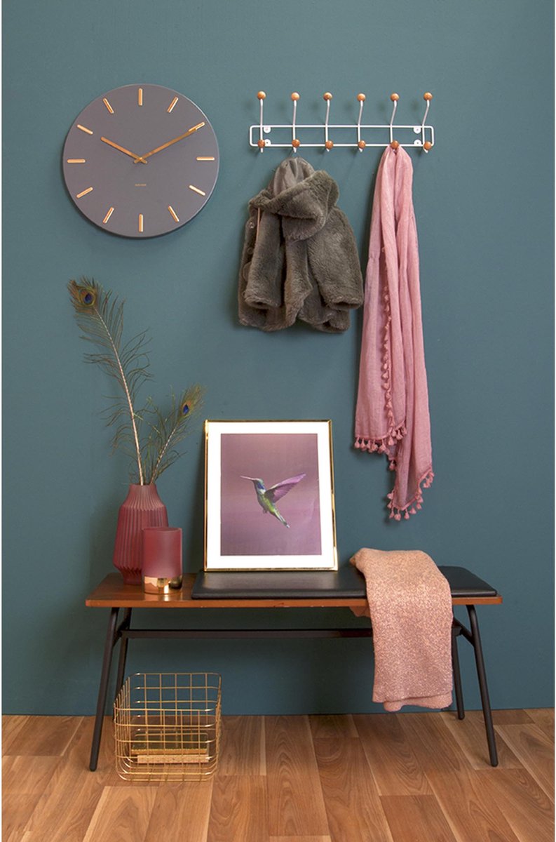 Karlsson Charm Wandklok Ø 45 cm - Grijs