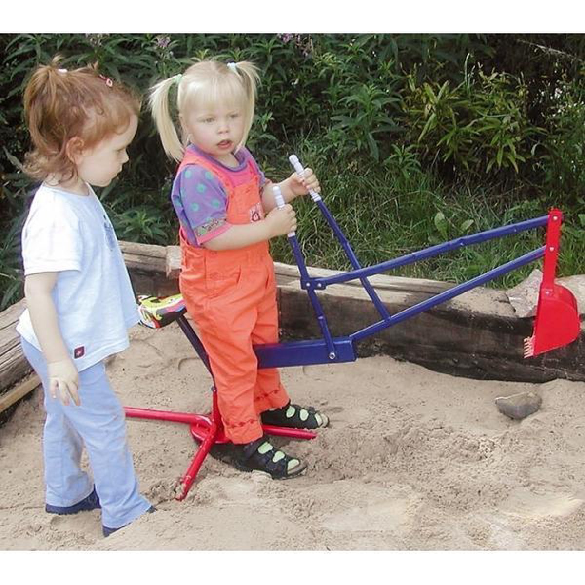 Small Foot graafmachine junior 135 x 70 cm staal blauw/rood