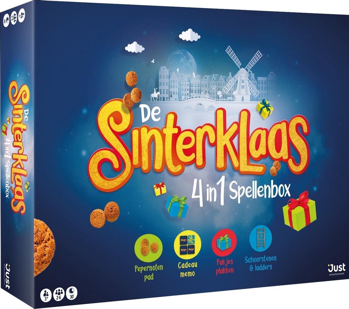 Just Games spellenbox Sinterklaas 4 in 1 (NL)