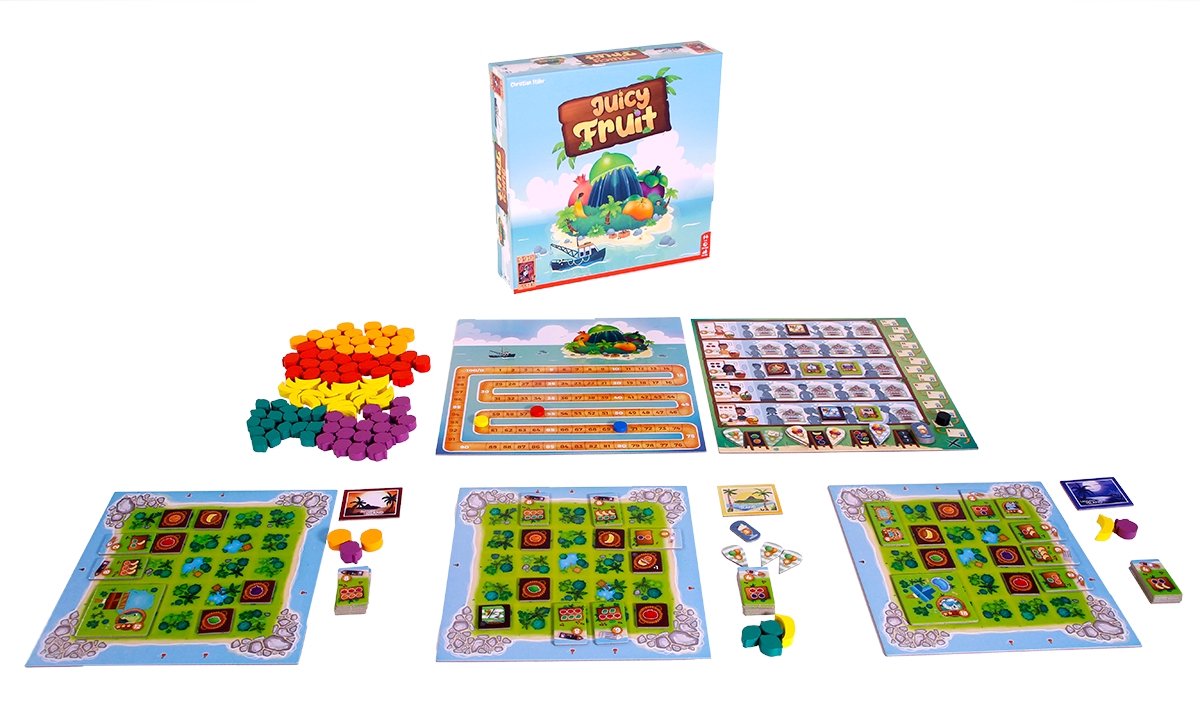 999Games bordspel Juicy Fruit (NL) - Blauw