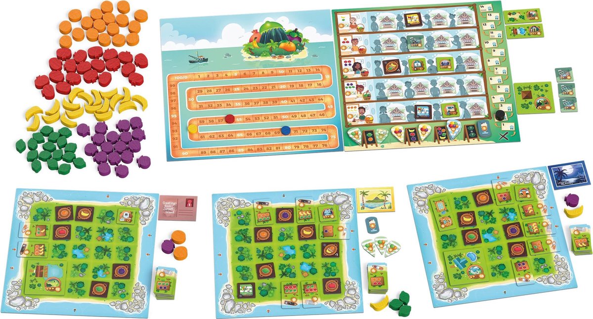 999Games bordspel Juicy Fruit (NL) - Blauw