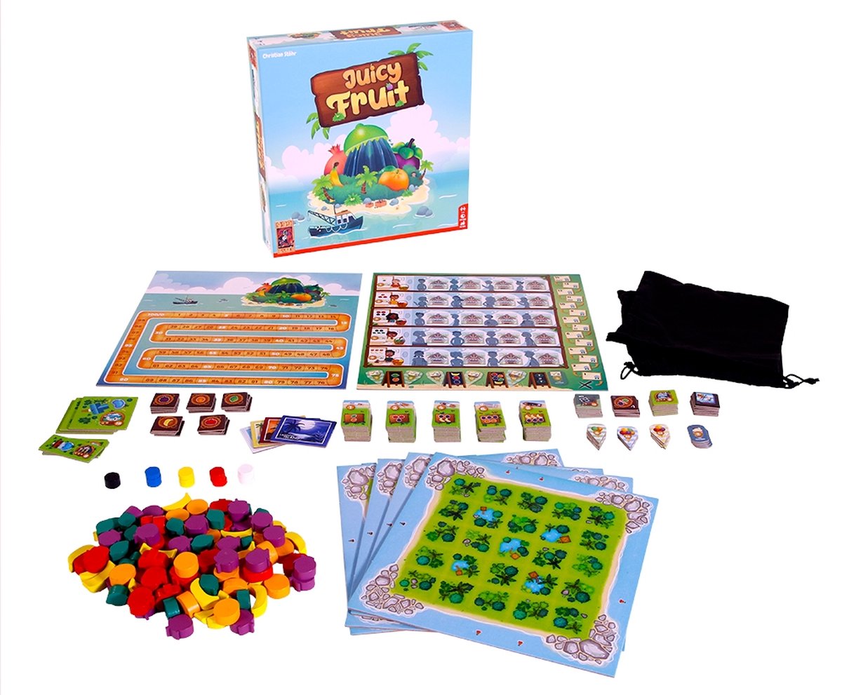 999Games bordspel Juicy Fruit (NL) - Blauw