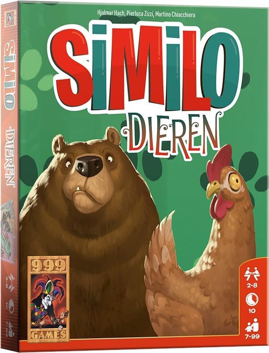 999Games kaartspel Similo Dieren (NL)