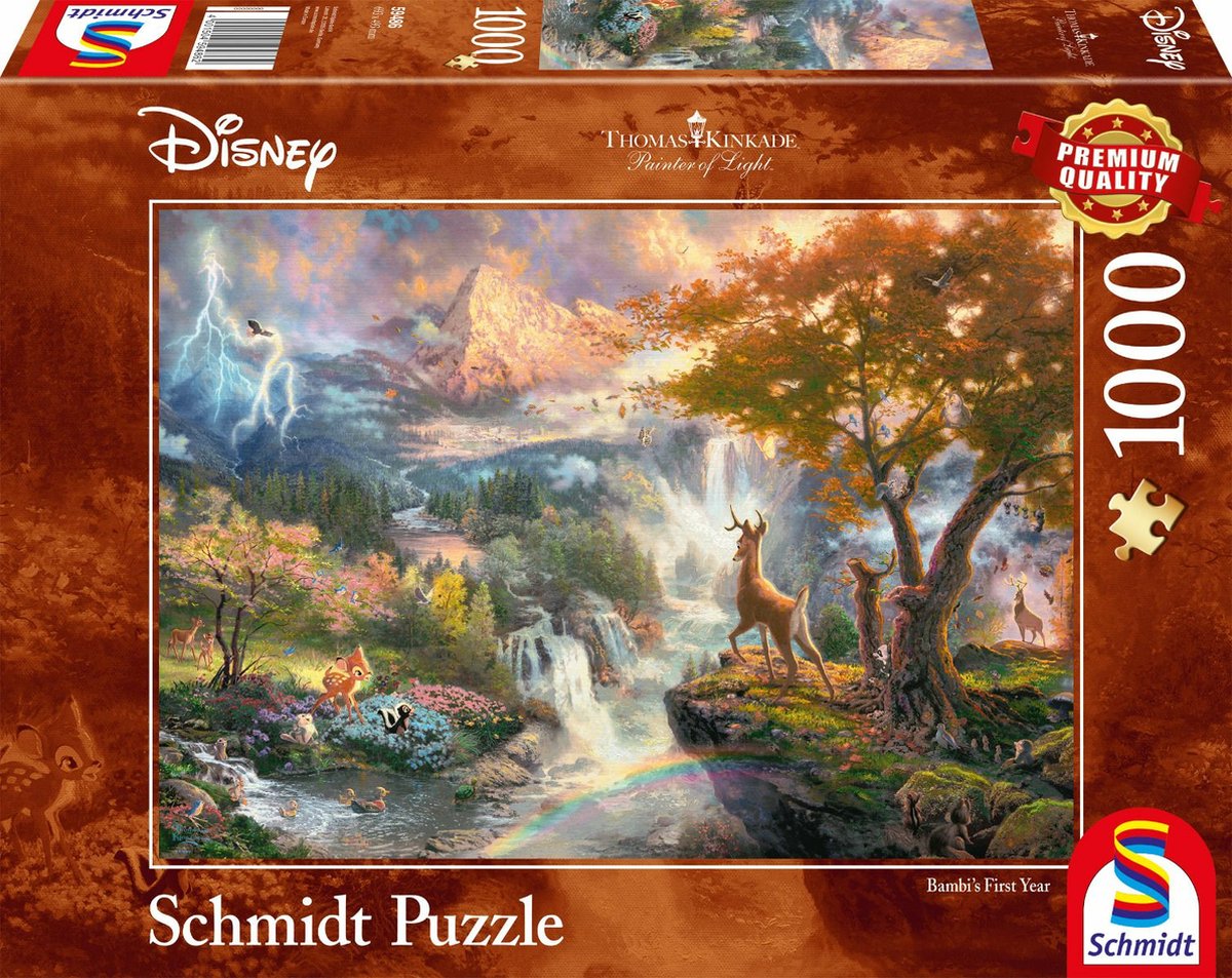 999Games legpuzzel Disney Bambi karton 1000 stukjes