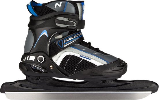 Nijdam Noren Schaatsen Semi Softboot Unisex/blauw Maat 46 - Zwart