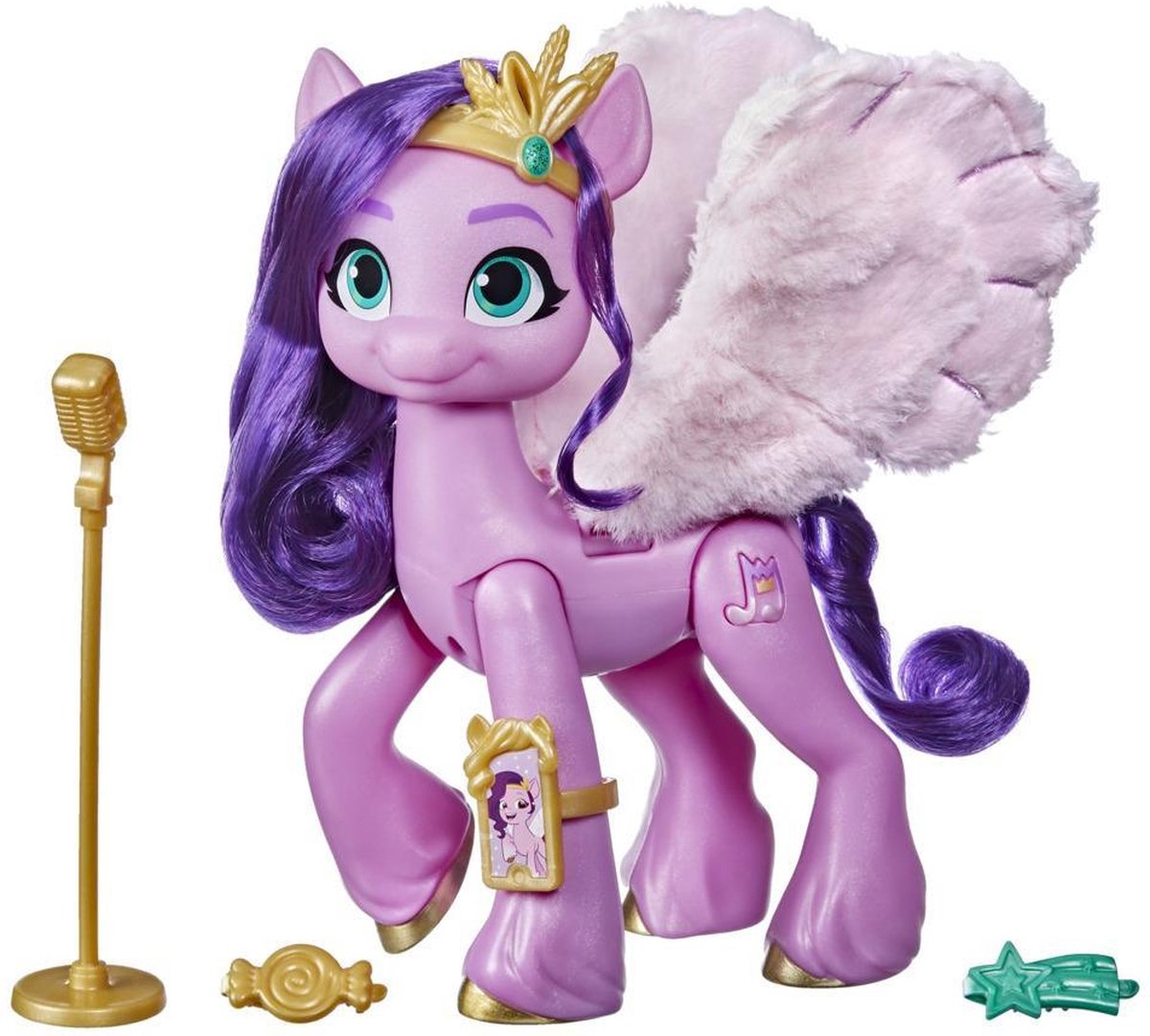 My Little Pony speelfiguur Princess Petals roze 6 delig - Paars