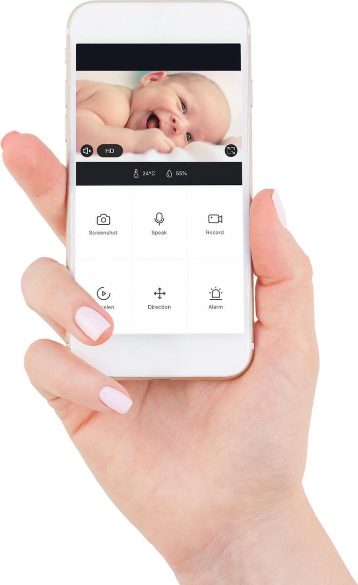 Alecto Smartbaby10 Black - Zwart