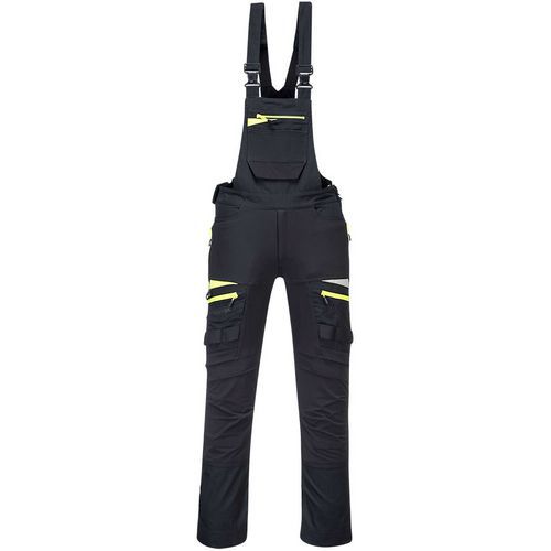 Werkbroek en brace DX441 Portwest - Zwart