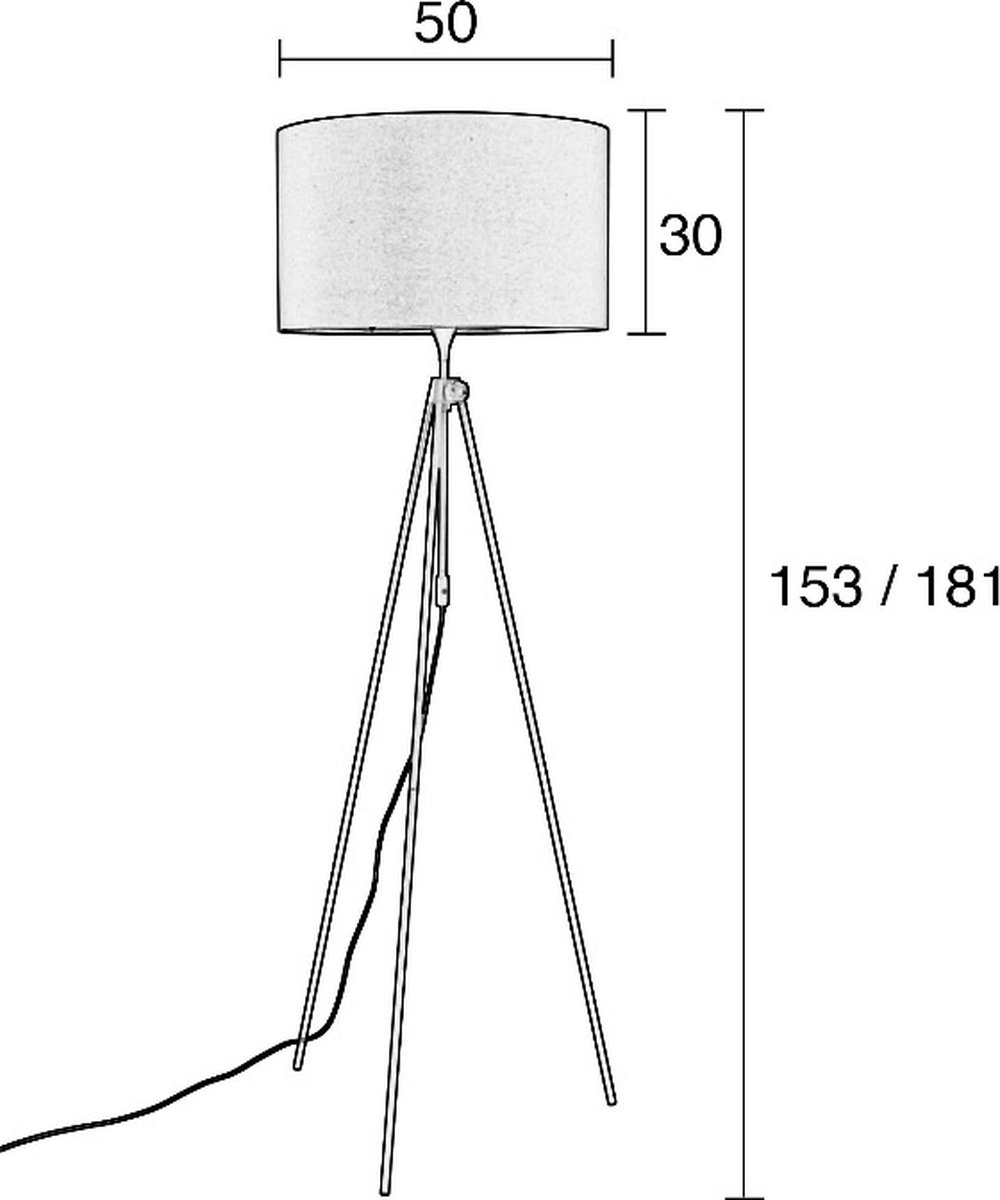 Zuiver Lesley Vloerlamp - Wit