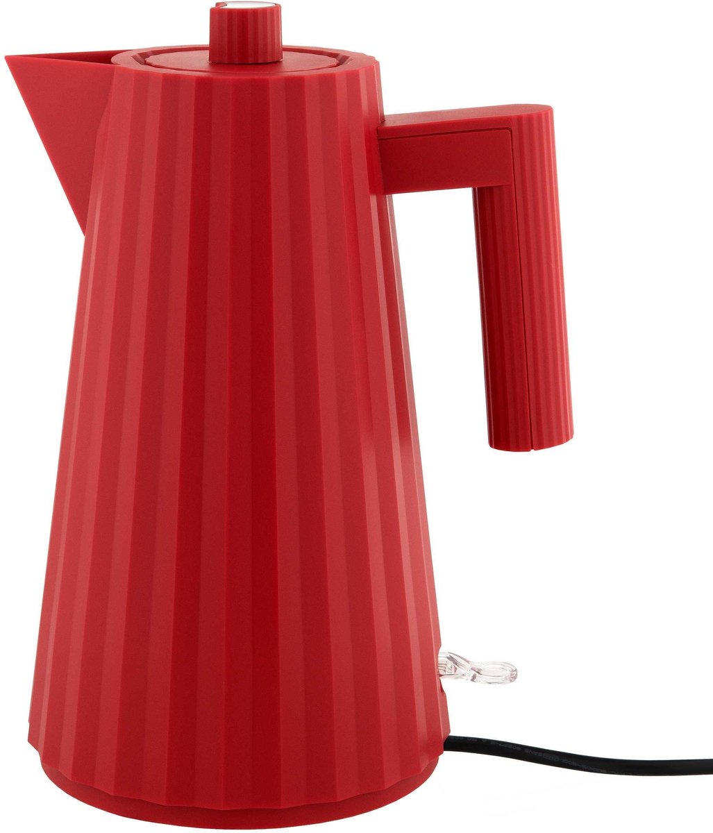 Alessi Plissé Waterkoker 1,7 L - Rojo