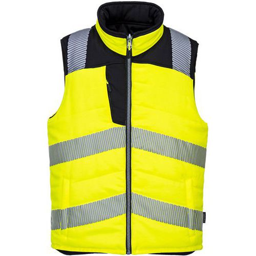 Bodywarmer PW3 Hoge zichtbaarheid, 2 zijde draagbaar Portwest