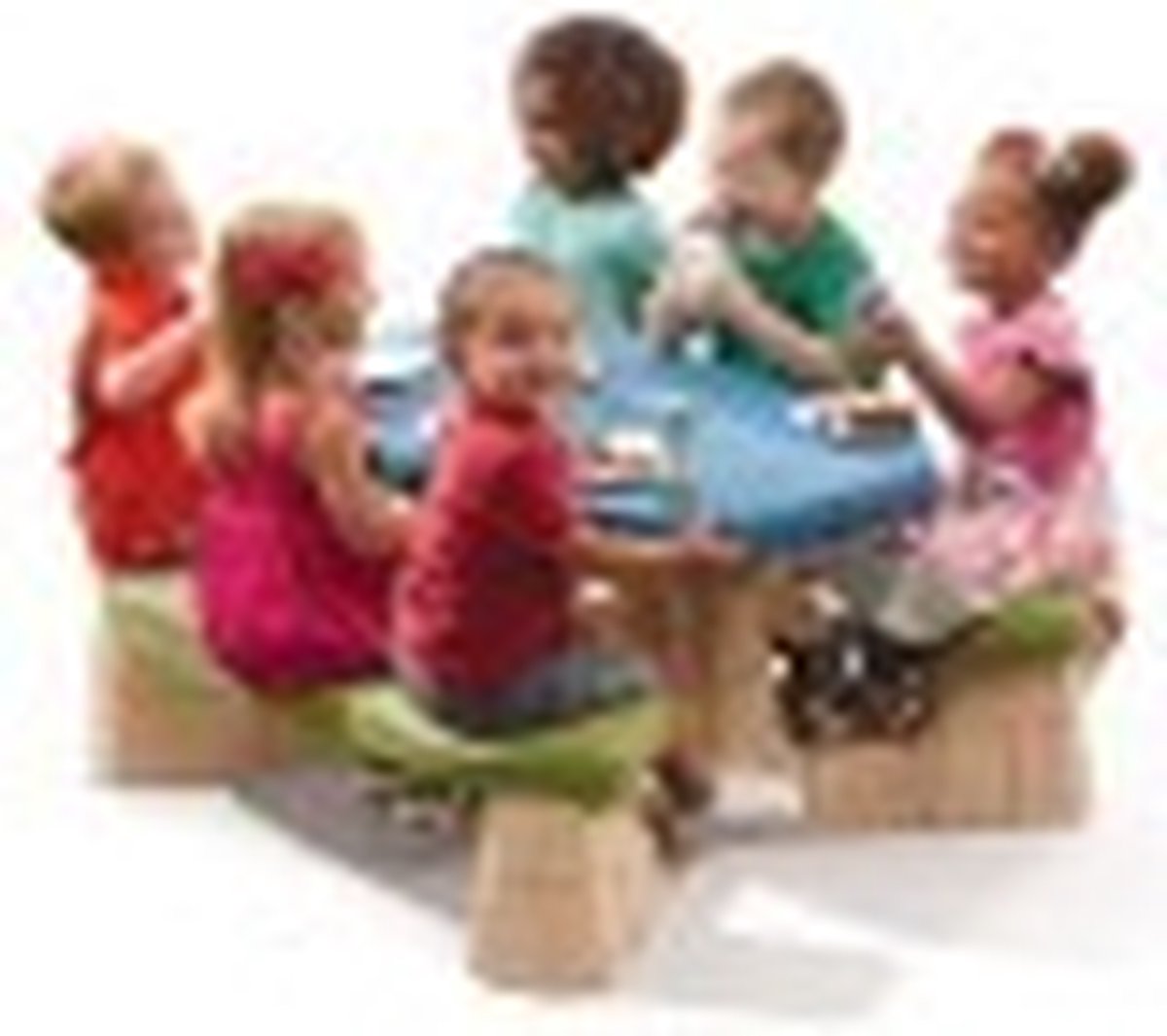 Step2 Picknicktafel Met Parasol - Groen