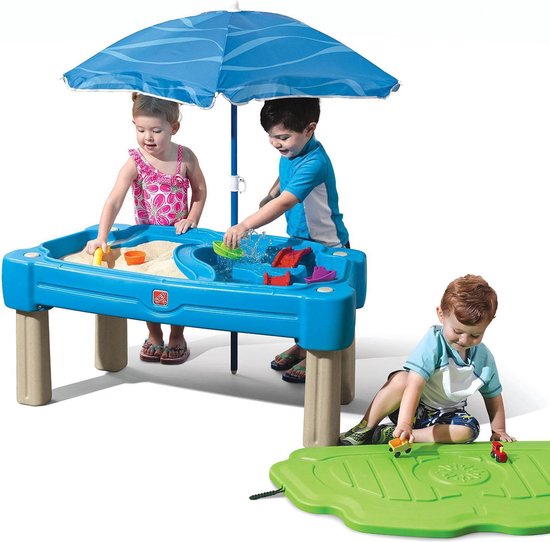Step2 Play Up Zand- En Watertafel - Rood