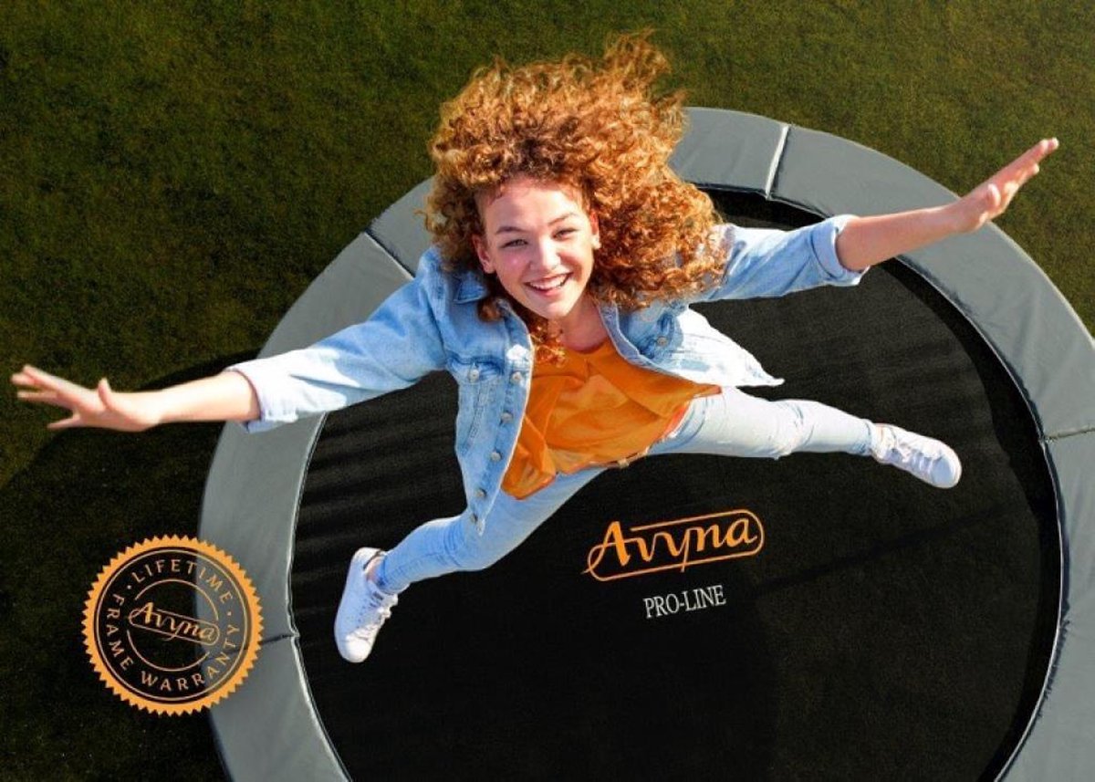 Avyna Pro-line Inground Ronde Trampoline ø 245 Cm - Groen