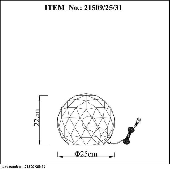 Lucide - Otona Tafellamp - - Wit