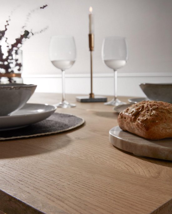 Kave Home Normande Eettafel 180 x 90 cm - Bruin