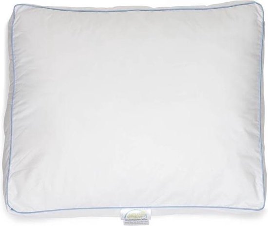 Snoozing Norway Synthetisch Medium Hoofdkussen - 50x60x10 Cm, Passend In Kussensloop Van 60x70 Cm - Wit