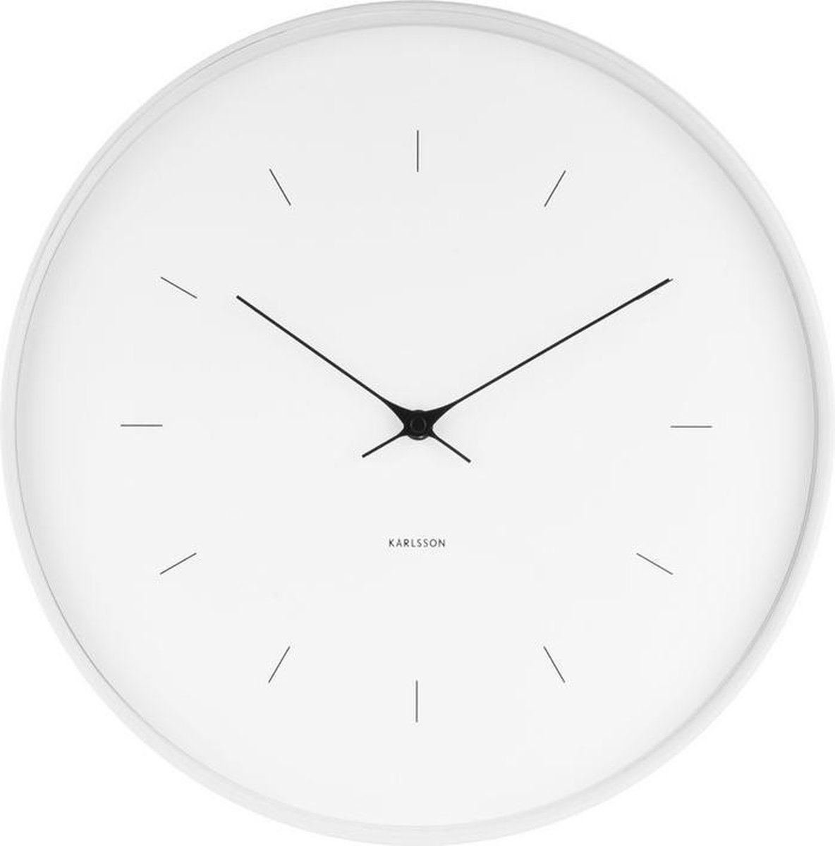 Karlsson Butterfly Hands Wandklok Ø 37,5 cm - Wit