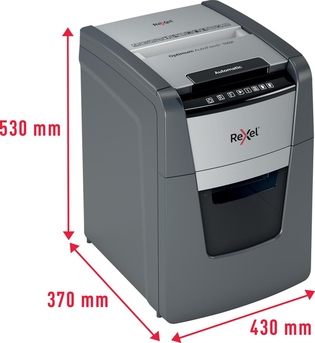 Rexel Papiervernietiger Optimum Autofeed+-