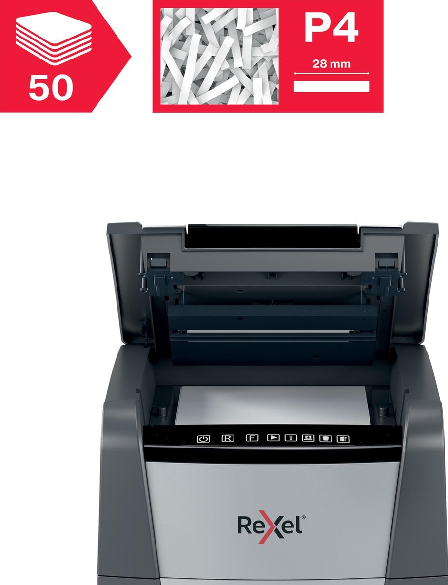 Rexel Papiervernietiger Optimum Autofeed+-