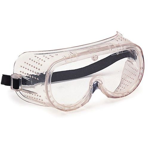Singer Safety Veiligheidsbril geventileerd PVC frame kleurloos - Singer