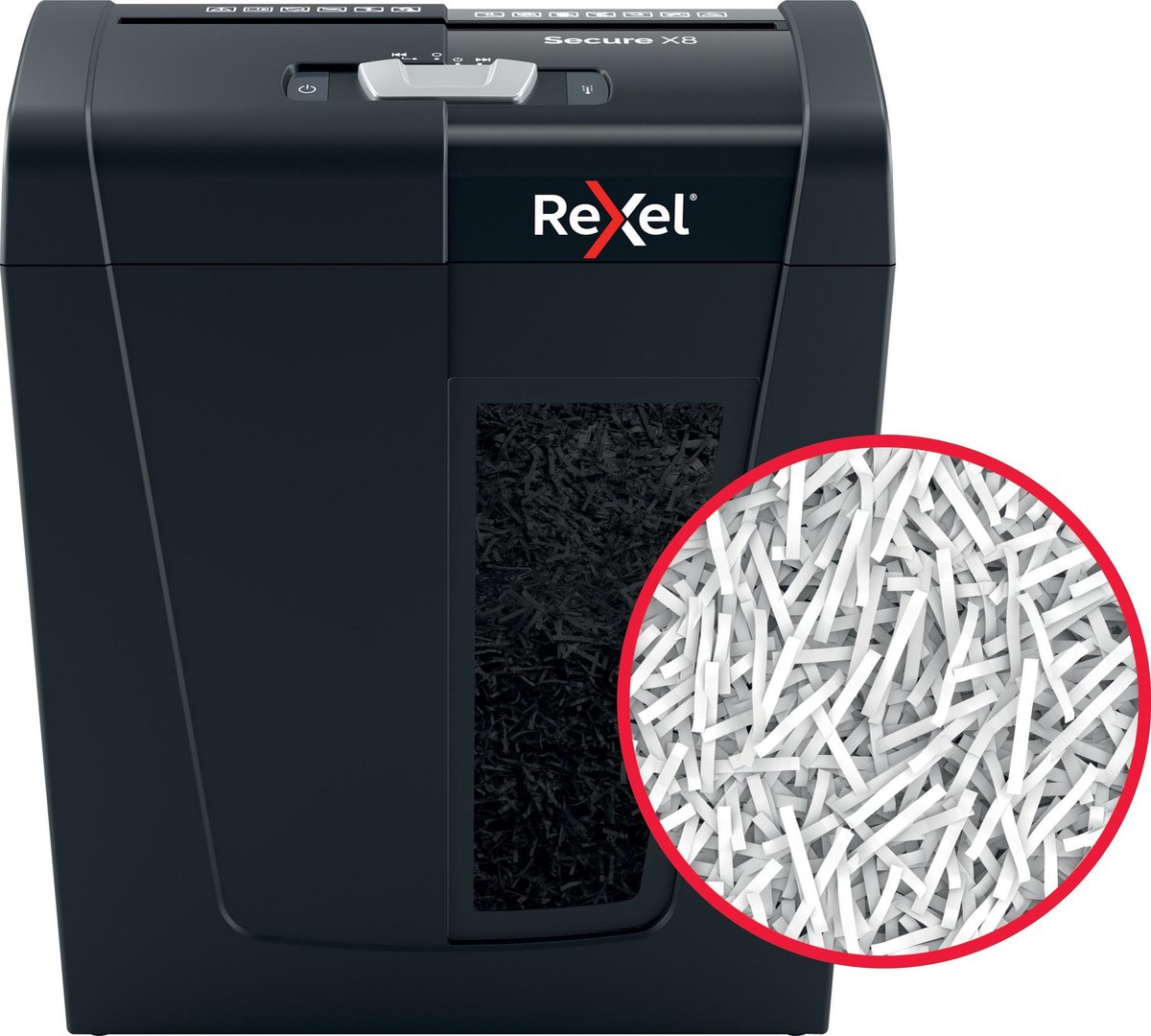 Rexel Papiervernietiger Secure X8 Snippers -