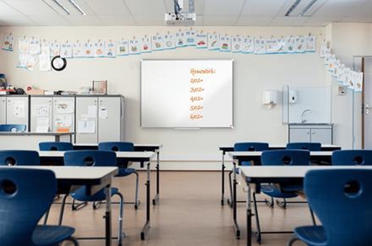 NOBO Whiteboard staal, Premium Plus Widescreen Magnetisch -