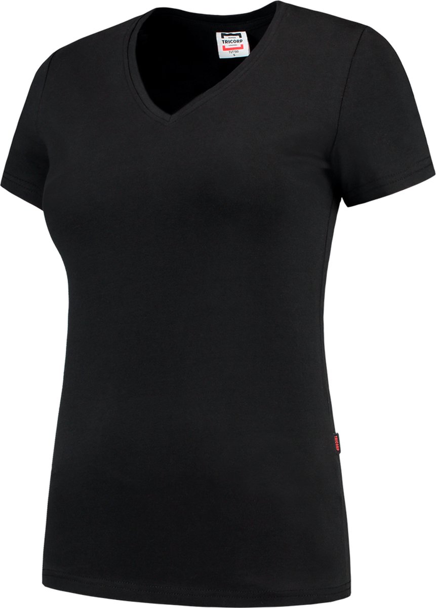 T-Shirt V Hals Fitted Dames - TRICORP CASUAL