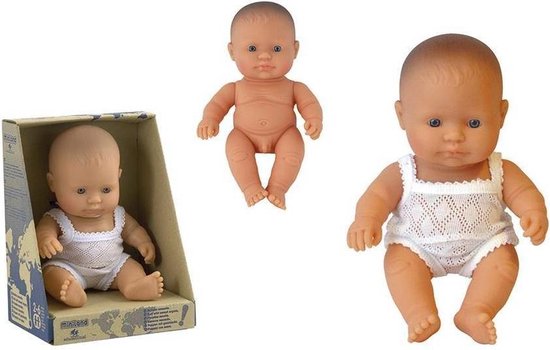 Miniland Babypop Blanke Jongen 21 Cm