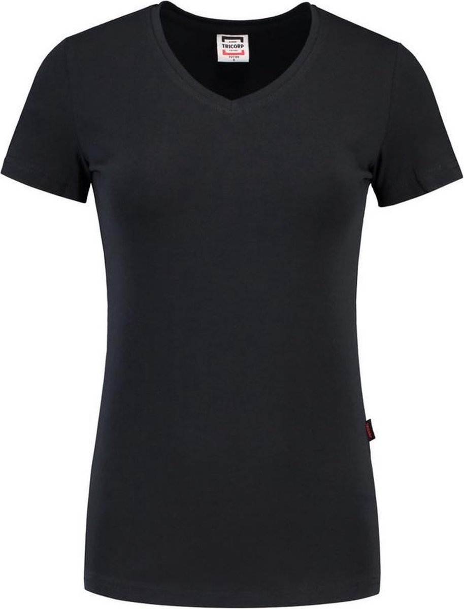 T-Shirt V Hals Fitted Dames - TRICORP CASUAL