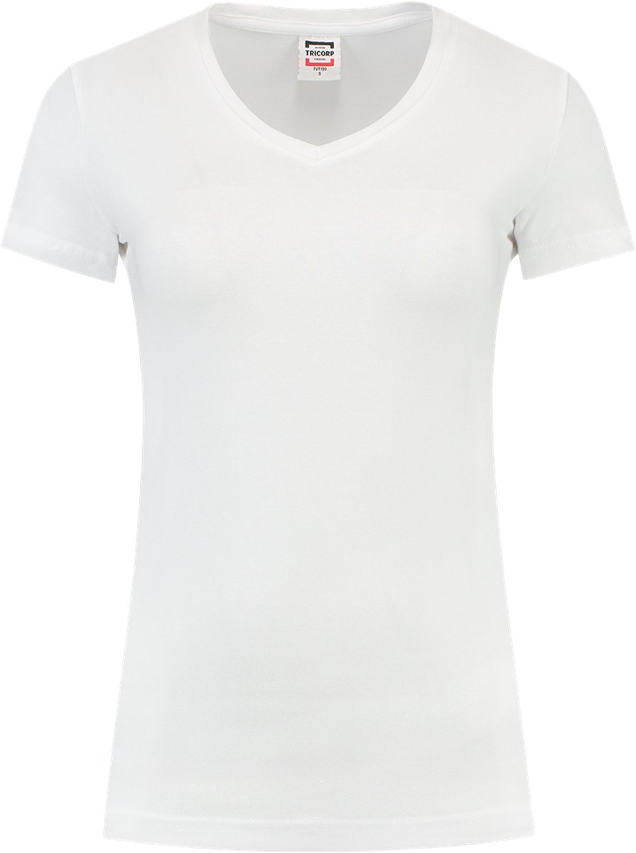 T-Shirt V Hals Fitted Dames - TRICORP CASUAL