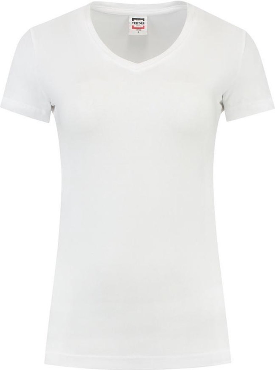 T-Shirt V Hals Fitted Dames - TRICORP CASUAL