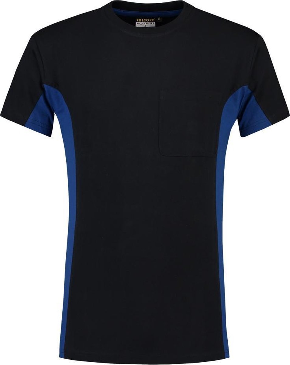 T-Shirt Bicolor Borstzak - TRICORP WORKWEAR