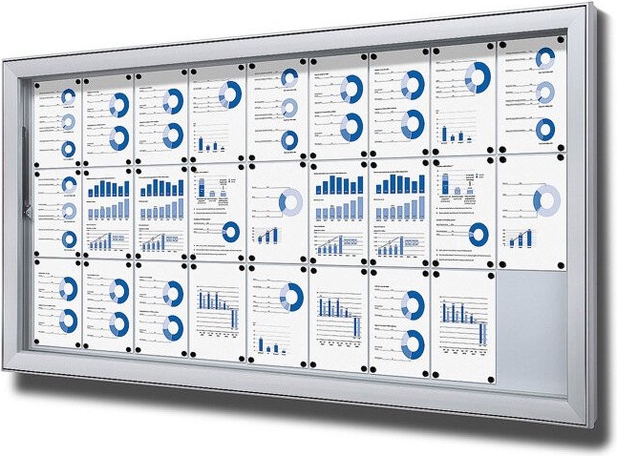 Jansen Display Vitrinekast/Mededelingenbord Premium Outdoor -