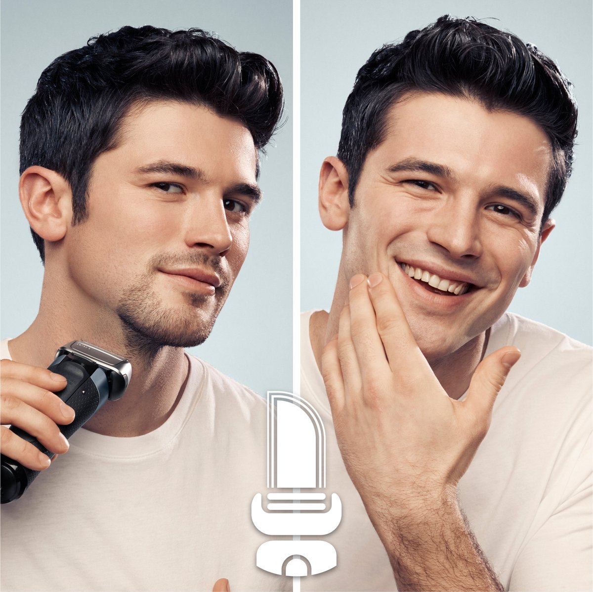 Braun Series 8 8413s Stand en Case - Grijs