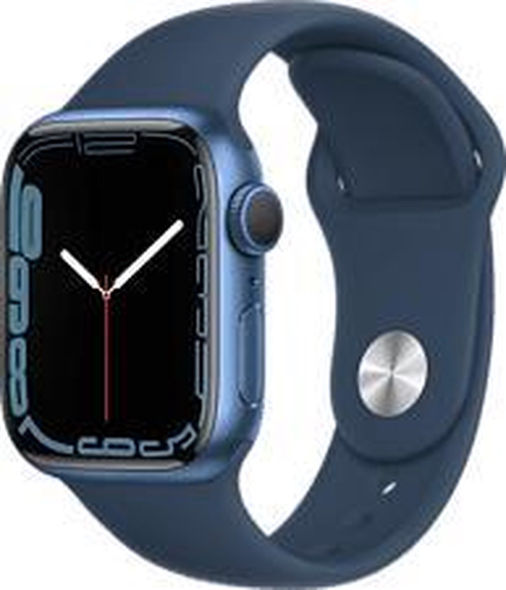Apple Watch Series 7 41mm Aluminiume Sportband - Blauw