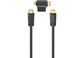 Hama 205162 HDMI-kabel 1,5m + adapter