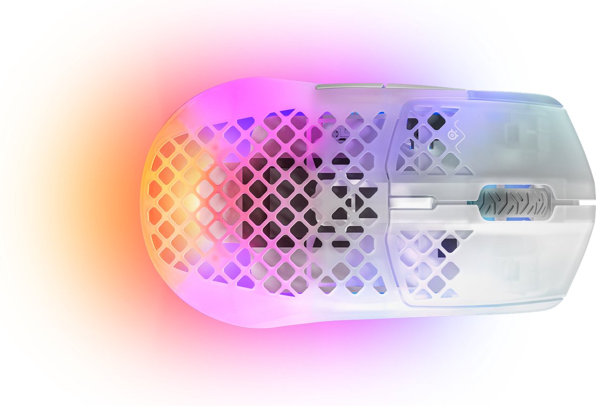 Steelseries Aerox 3 Draadloze Gaming-muis - Ghost