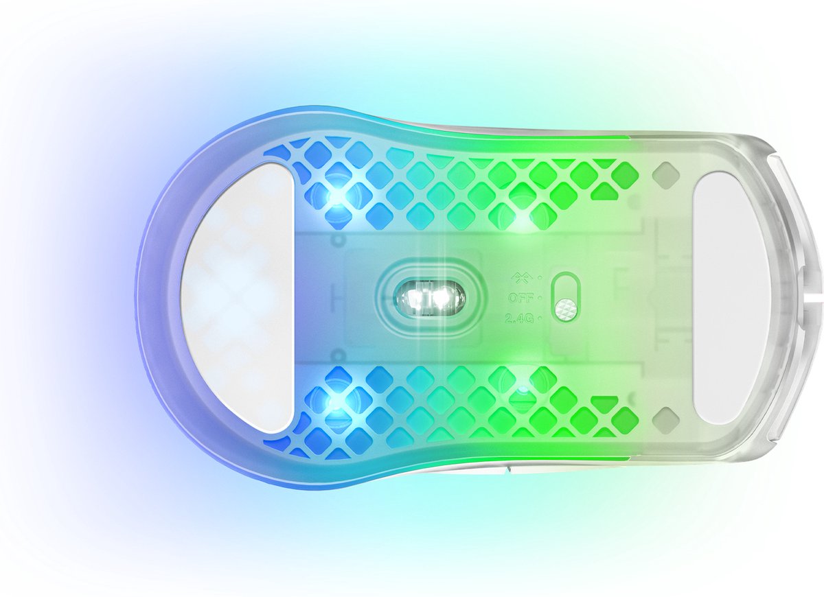 Steelseries Aerox 3 Draadloze Gaming-muis - Ghost